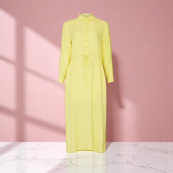 Sita Murt Yellow Shirt Dress Euro Size 38 US Size 6 - Picture 4 of 13